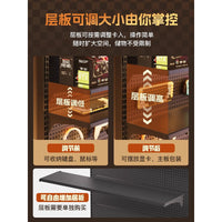 MingTian Perforated Pegboard Standing Shelf Unit for Desk Organization and Display, No-Drill Gaming Setup Storage