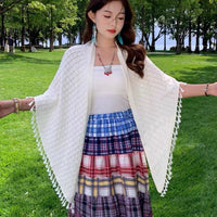 Vintage Inspired Knitted Cardigan Shawl for Cheongsam