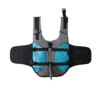 Durable Quick-Dry Dog Life Jacket with Shark Fin Style and Rescue Handle for Large Dogs