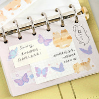 Xin de Lian Ren Spring Narrative Washi Tape Set, Japanese Style Illustration Decorative Stickers for Students