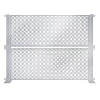Perforated Wind Barrier for Municipal Engineering Safety Isolation