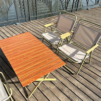 Kermit Aluminum Alloy Folding Camping Table for Outdoor Gatherings and Picnics