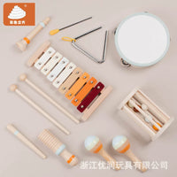 Orff Montessori Wooden Musical Instrument Set for Early Childhood Education
