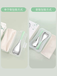 Brainbow Stainless Steel Cryo Facial Massage Globes for Eye and Face