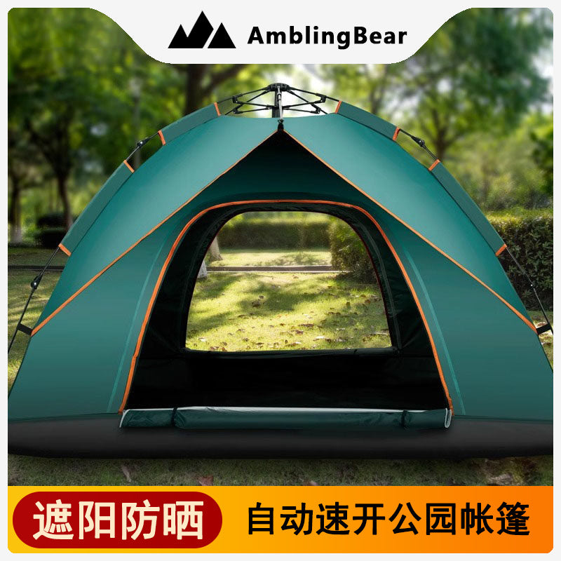 Automatic Pop-Up Camping Tent for Outdoor Overnight Stays, Portable and Easy Setup