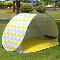 Automatic Pop-Up Beach Tent UV Protection Sun Shelter for 3-4 People Fishing Camping