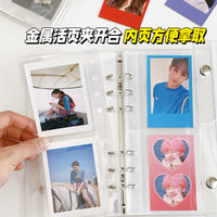 A6 Narrow 2-Hole Binder with Snap Closure for Photo Cards and Mini Notebooks