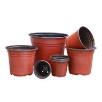 Two-Tone Soft Plastic Nursery Pots for Succulents and Green Plants