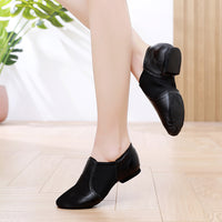 Leather Soft Sole Jazz Ballet Dance Shoes for Girls and Teachers