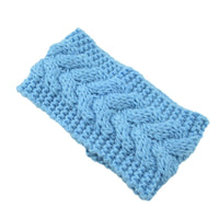 Women's Winter Warm Knitted Headband with Ear Protection, Solid Color Wide-Brimmed Hair Accessory