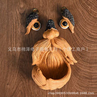 Tree Monster Bird Feeder Outdoor Garden Decoration Unique Resin Craft