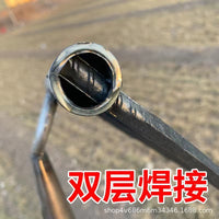 Heavy-Duty Manganese Steel Garden Rake Hoe for Weeding and Cultivating