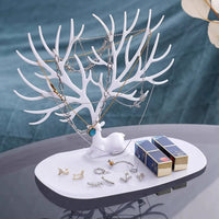 Antler Tree Jewelry Display Stand for Necklaces, Earrings, Bracelets, and Rings