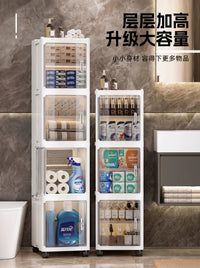 Slim Rolling Storage Cart with Drawers/Shelves for Bathroom Kitchen Narrow Spaces