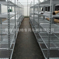 Detachable Rolling Flower Display Cart with High Light Transmittance