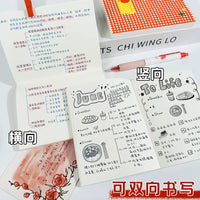 A6 Mini Pocket Notebook Set for Students, Portable Sketchbook and Memo Pad