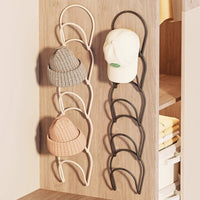 Multi-Layer Hat and Scarf Organizer Hanger for Closet Door