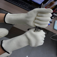 Aramid Heat Resistant Gloves for Industrial Welding, Firefighting, and Steelmaking - Thickened, Extended, Cut-Resistant