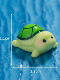Miniature Cute Turtle Figurines for DIY Decor and Fish Tank Ornaments