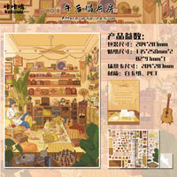 Kakawoo 29.0 3D Miniature Scene DIY Sticker Set for Scrapbooking and Crafts