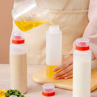 PE Three-Hole Squeeze Bottle for Sauces, Dressings, and Condiments