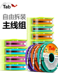 Pre-Rigged Fishing Line Set with Silicone Spool for Freshwater Angling
