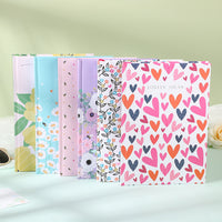 A5 Hardcover Floral Notebook with Lined Pages