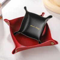 Modern Light Luxury Cosmetic Lipstick Storage Tray for Vanity and Entryway