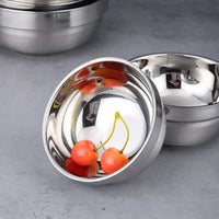 304 Stainless Steel Double-Layer Insulated Bowl for Home, Kids, and Adults - Anti-Scald & Drop-Resistant