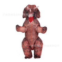 Inflatable Triceratops Costume for Halloween Parties and Festivals