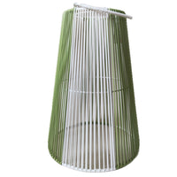 Solar Hand-Woven Rattan Lampshade for Indoor/Outdoor Home Decor