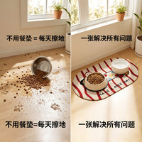 Waterproof Non-Slip Pet Feeding Mat for Cats and Dogs
