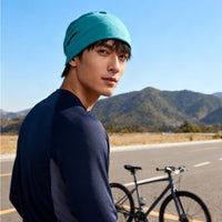 Unisex Solid Color Slouchy Beanie Hat Double-Layer Thin Knit Warm Cap