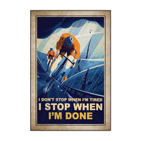 Vintage American Bicycle Wall Art Print for Study and Home Decor