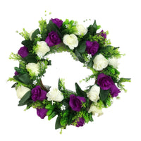 Artificial Rose Garland Wreath for Door Decor and Event Decoration