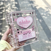 3-inch DIY Collectible Album with Acrylic Cover, Single Grid Pages for K-Pop Photocards