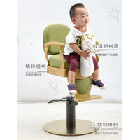 Children's Vintage Rocking Horse Barber Chair with Lift and Swivel for Hair Salons