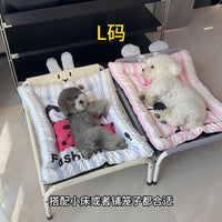 Pet Cooling Mat Waterproof Stain-Resistant Dog Cat Bed for Small to Medium Breeds