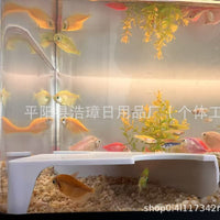 New Aquarium Hidden Tunnel Habitat Cave Ornamental Fish Shrimp Hiding Room Fish Tank Decoration Accessories