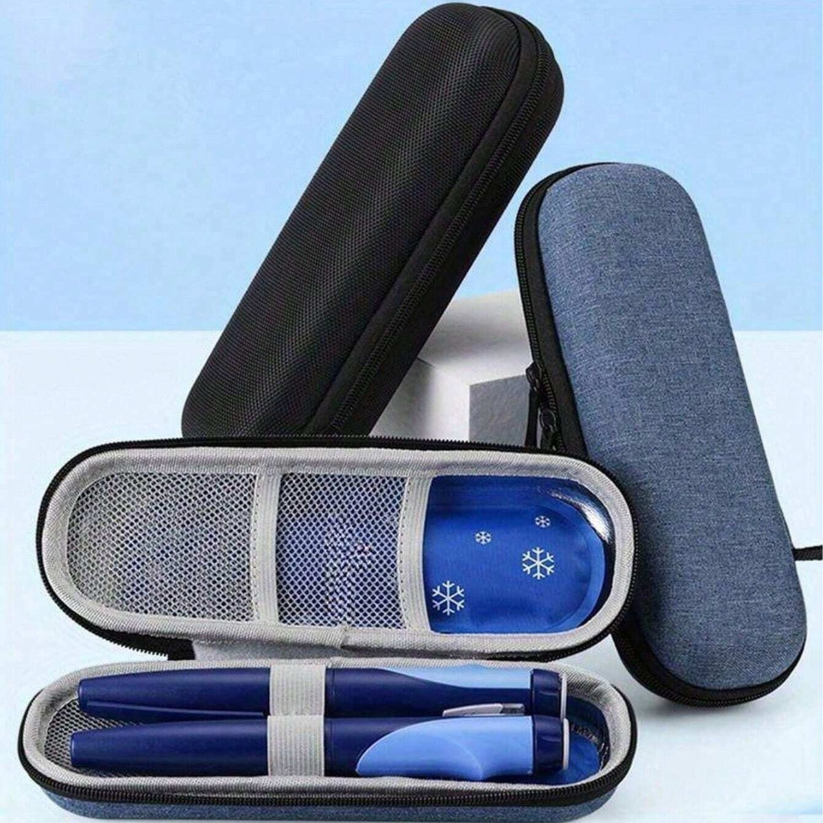Portable EVA Insulin Cooler Bag for Travel - Waterproof Medical Organizer