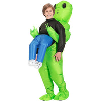 Inflatable Alien Costume for Halloween & Easter, Funny Cosplay Outfit for Adults & Kids