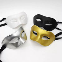 Men's Half Face Mask for Halloween Masquerade Party