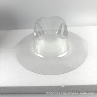 Hat Support Inserts for Storage and Shaping, Transparent Plastic Hat Shapers for Fedoras, Beanies, and Bucket Hats