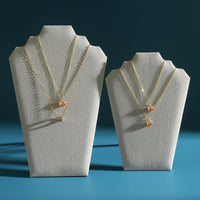 Human Face Bust Necklace Display Stand for Jewelry Counter