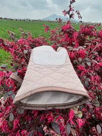Heat Resistant Oven Mitts for Baking and Grilling, 500-Degree Protection