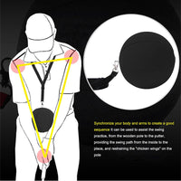 Golf Swing Training Aid Inflatable Smart Ball Arm Posture Corrector
