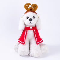Christmas Pet Cloak and Headband Set for Dogs and Cats