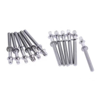 Drum Lug Tension Rods and Nuts for Snare, Bass, and Electronic Drums