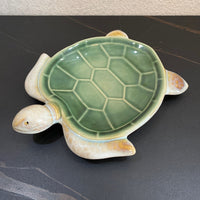 Ceramic Turtle Fruit Plate & Decorative Figurine