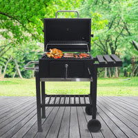 Outdoor Foldable BBQ Grill Patio Barbecue Stove Charcoal Smoker for Home Use Winter Heating